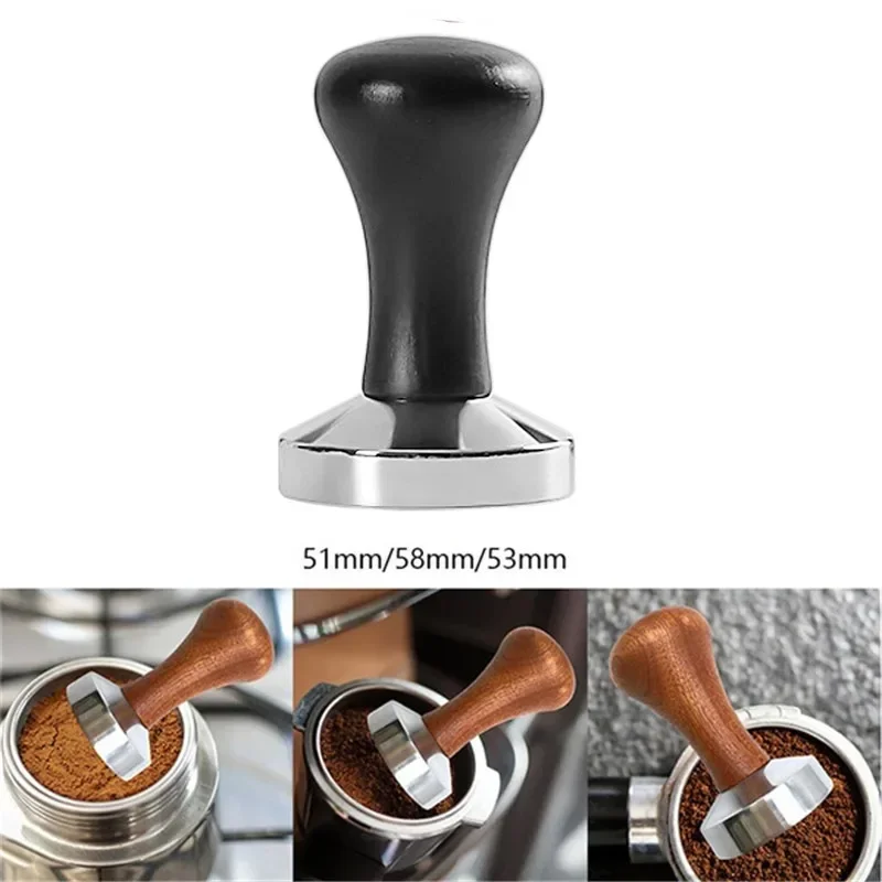 Edelstahl gemahlener Kaffee hammer Access orybarsta Tool Press makes perfektes Espressonon-Slip-Design für den Heim-und Café gebrauch Image