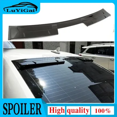 For Audi A4 B9 2017 2018 2019 Car Decoration ABS Plastic Paint Painting Color Rear Trunk Roof Spoiler