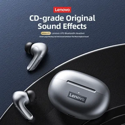 Original lenovo lp5 tws kabellose kopfhörer kopfhörer bluetooth-kompatibles 5,0 wasserdichtes Image