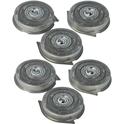 6x Scherköpfe Ersatz für Philips HQ9 für Elektrorasierer - Vhbw
