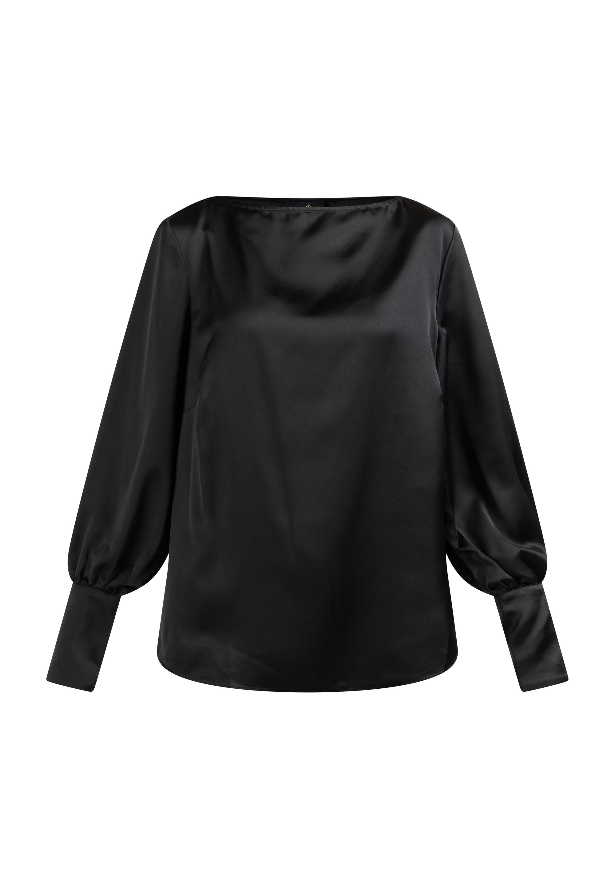 Dreimaster Langarmbluse Damen schwarz Image
