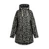 Schmuddelwedda oversize regenjacke Damen schwarz/beige