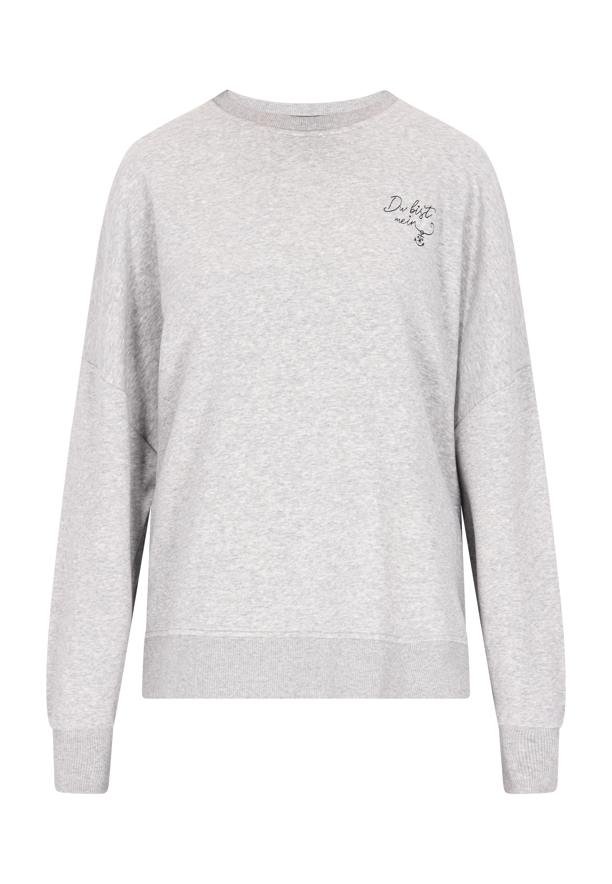 Dreimaster Sweatshirt Damen grau melange Image