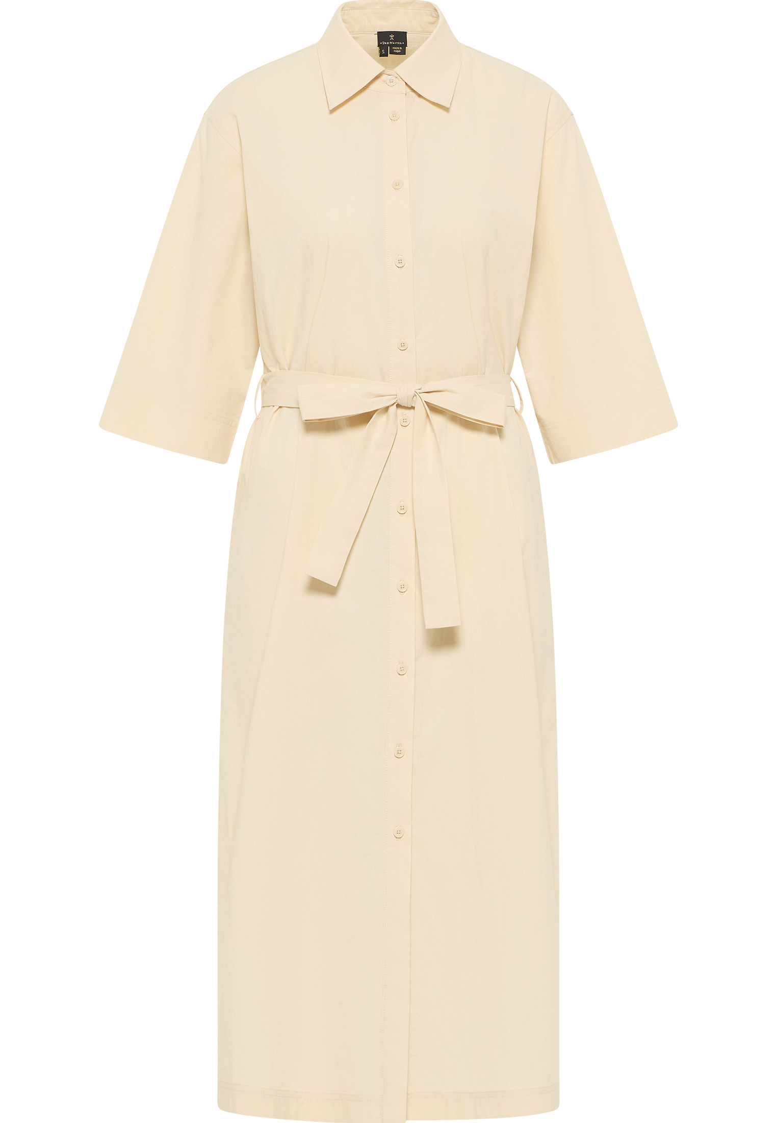 Dreimaster Hemdkleid Damen Höllenbeige Image