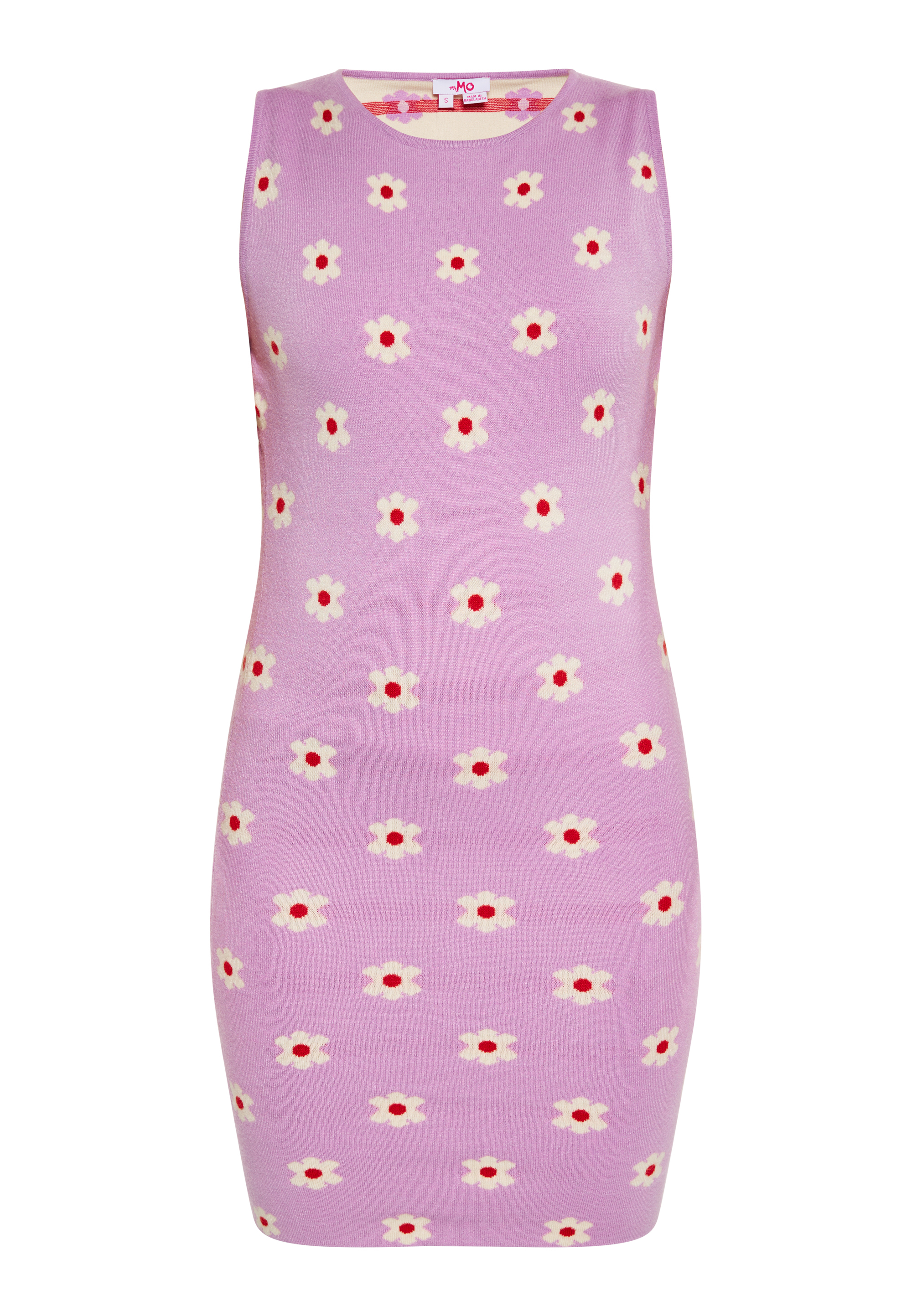 Mymo Kleid Damen LILA CREME ROT Image