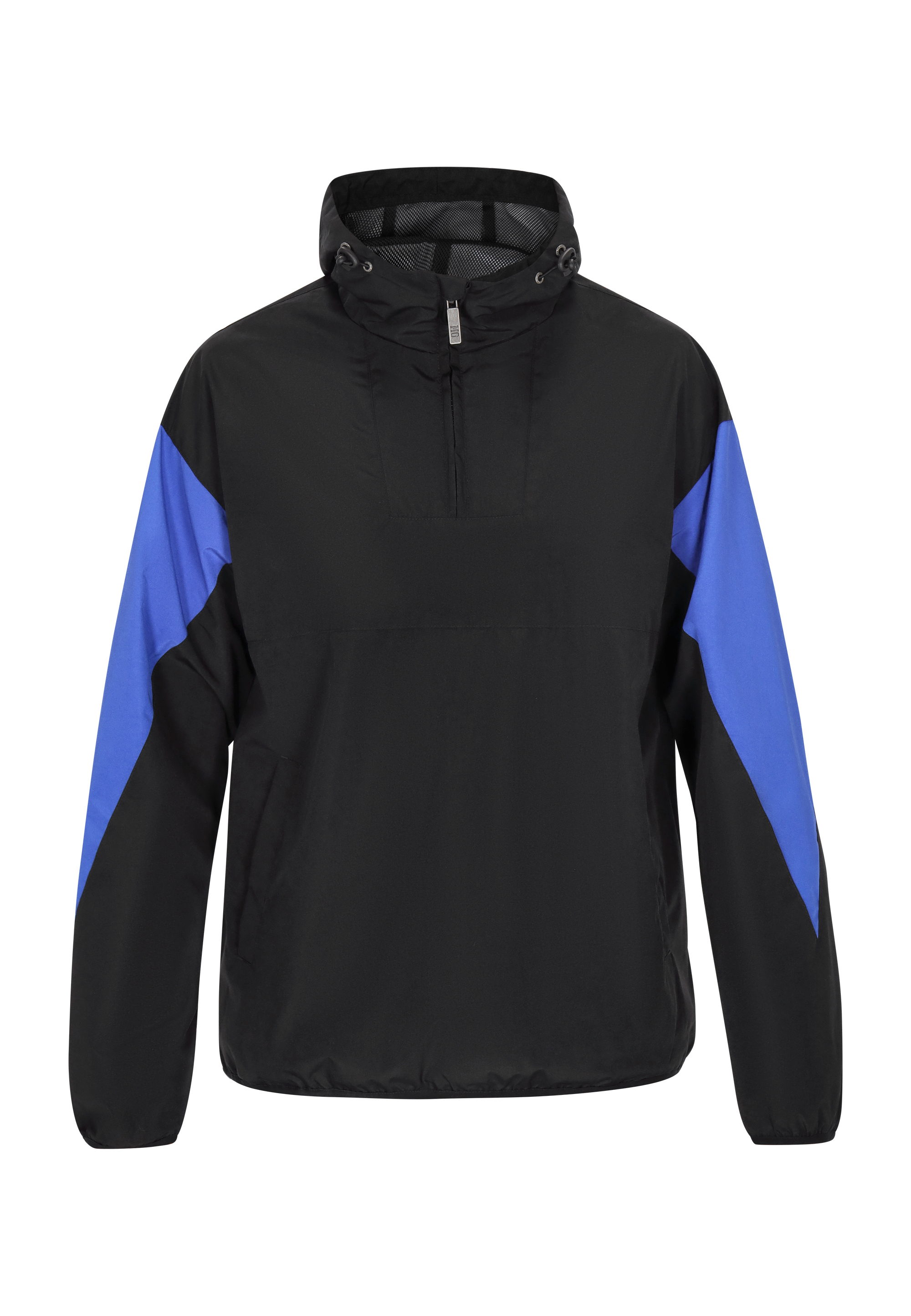 Mo Blouson Herren Schwarz Königsblau Colorblock Image