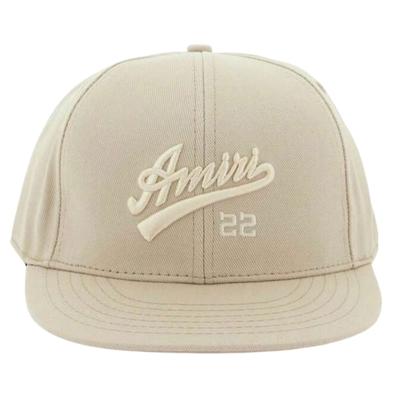 Amiri Baseball Design Tan Beige Taillierter Hut Image