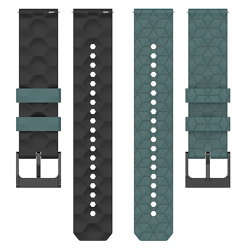 Uhrenarmband für Samsung Galaxy Watch 7/6/5/4 40/44mm, Galaxy Watch 5 Pro 45mm, Galaxy Watch 6/4 Classic 42/46/43/47mm, Watch 3, Active 2, Gear S3 S2 Silikon Ersatz Gurt Verstellbar Solo-Loop Armband Image