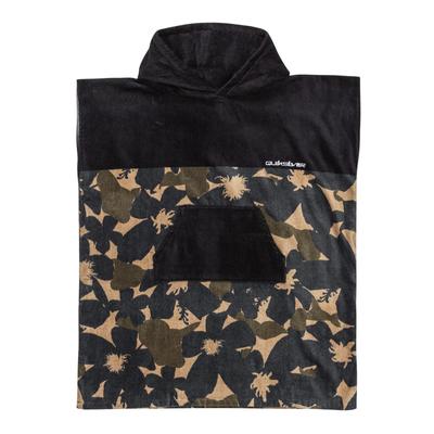 Badeponcho QUIKSILVER "Hoody Towel", Damen, braun, [Hauptstoff] 100% Baumwolle, Hausmäntel