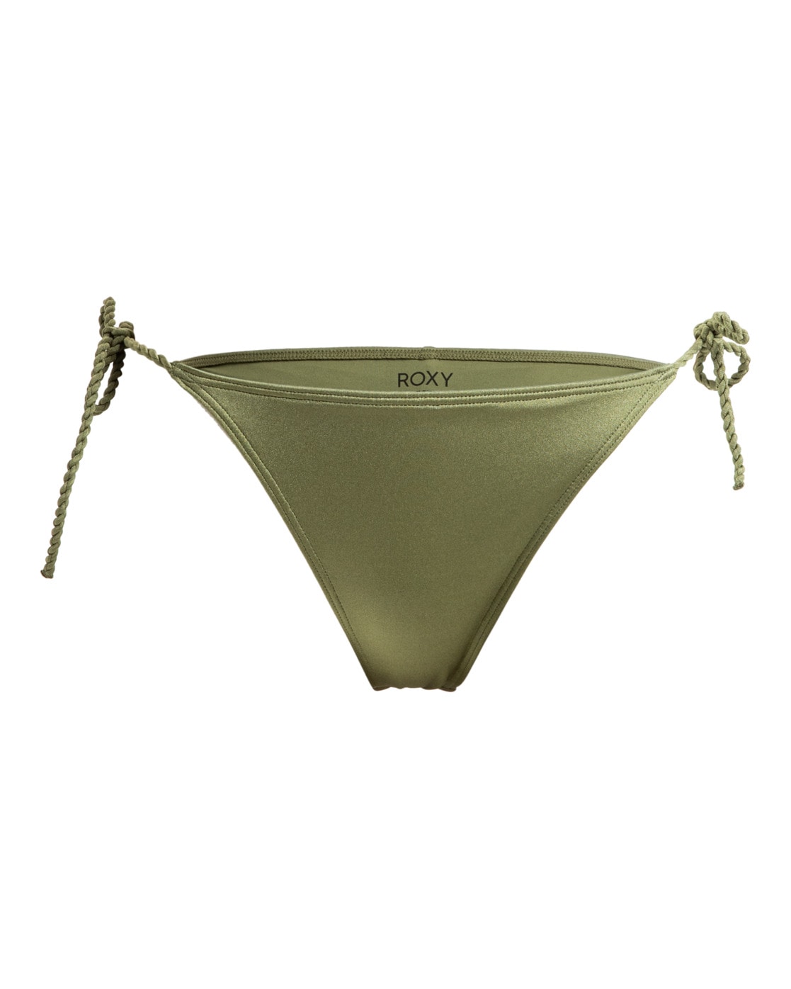 Bikini-Hose ROXY "Brilho", Damen, Gr. XL, US-Größen, grün (loden grün), Obermaterial: 82% Nylon, 18% Elasthan;, Badehosen Bikini-Hose