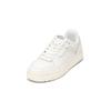 Sneaker MARC O'POLO "aus hochwertigem Rindleder", Damen, Gr. 40, creamy weiß, weiß, Obermaterial: 100% Leder, unifarben, Schuhe