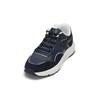 Sneaker MARC O'POLO "aus Rindleder und Mesh", Damen, Gr. 38, blau (navy), Obermaterial: 95% Leder (Rind), 5% Polyamid, unifarben, Schuhe