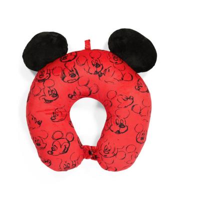 Disney Accessories | Disney Red/Black Mickey Ears Travel Pillow | Color: Black/Red | Size: [O/S]
