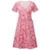 Sherpa - Women's Neha Faux Wrap Dress - Kleid Gr M rosa