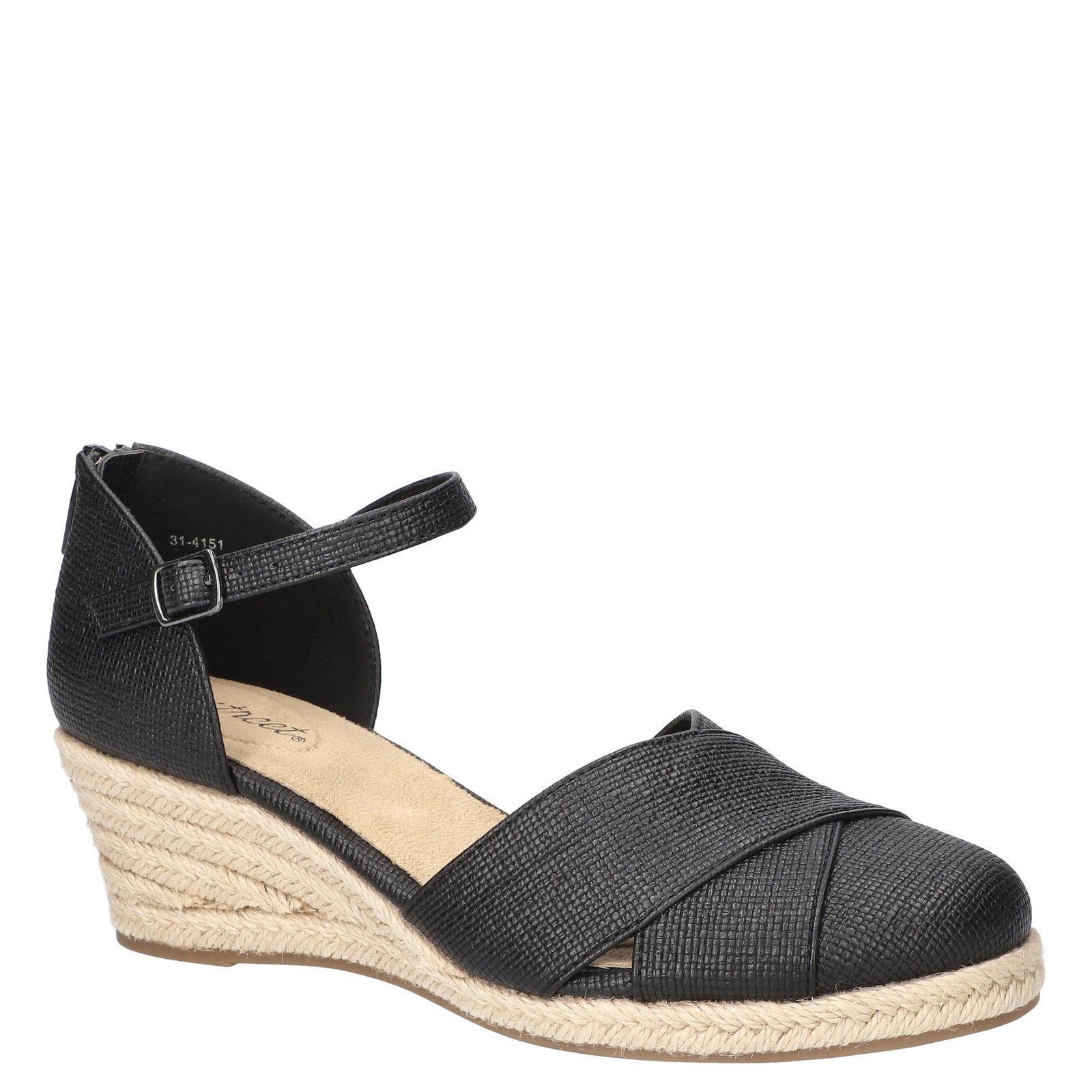 Easy Street Coast - Womens 11 Black Sandal W2