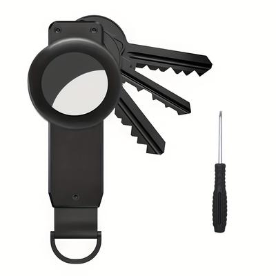 TEMU Stylish Aluminum Alloy Keychain Holder - , Lightweight, And , Perfect Accessory For Men's Fashion Image