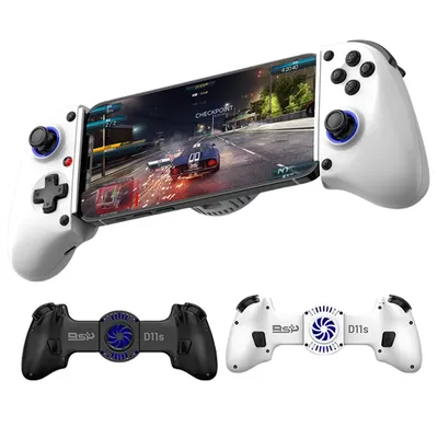 D11s Stretching Cooling Game Controller unterstützt Turbo/Dual Vibration BT 5,2 Teleskop Game Image