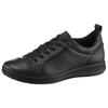 Sneaker ARA "ROMA", Damen, Gr. 5,5, schwarz, Glattleder, unifarben, sportlich, Schuhe Sneaker, Freizeitschuh, Halbschuh, Schnürschuh mit High Soft Fußbett, G-Weite