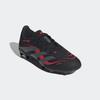 Fußballschuh ADIDAS PERFORMANCE "PREDATOR LEAGUE KIDS FG/MG", Gr. 35, core schwarz, grau four, lucid rot, Synthetik, sportlich, Schuhe
