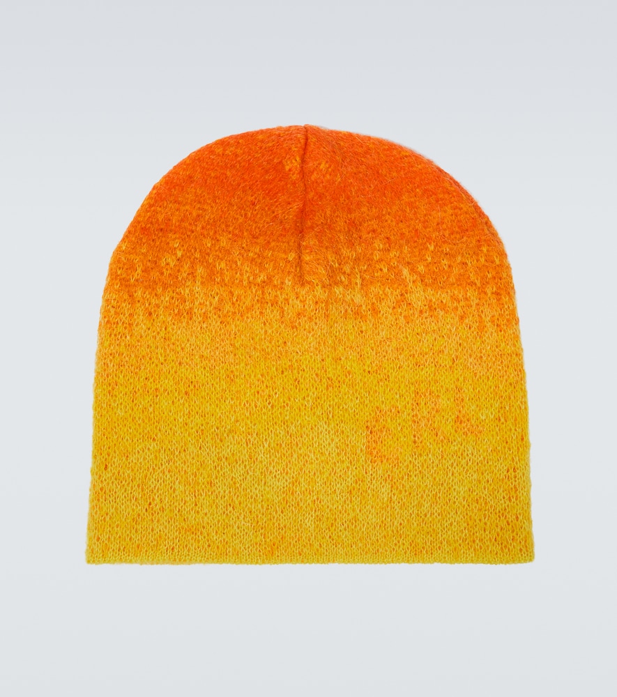Erl ERL Gradient mohair-blend beanie