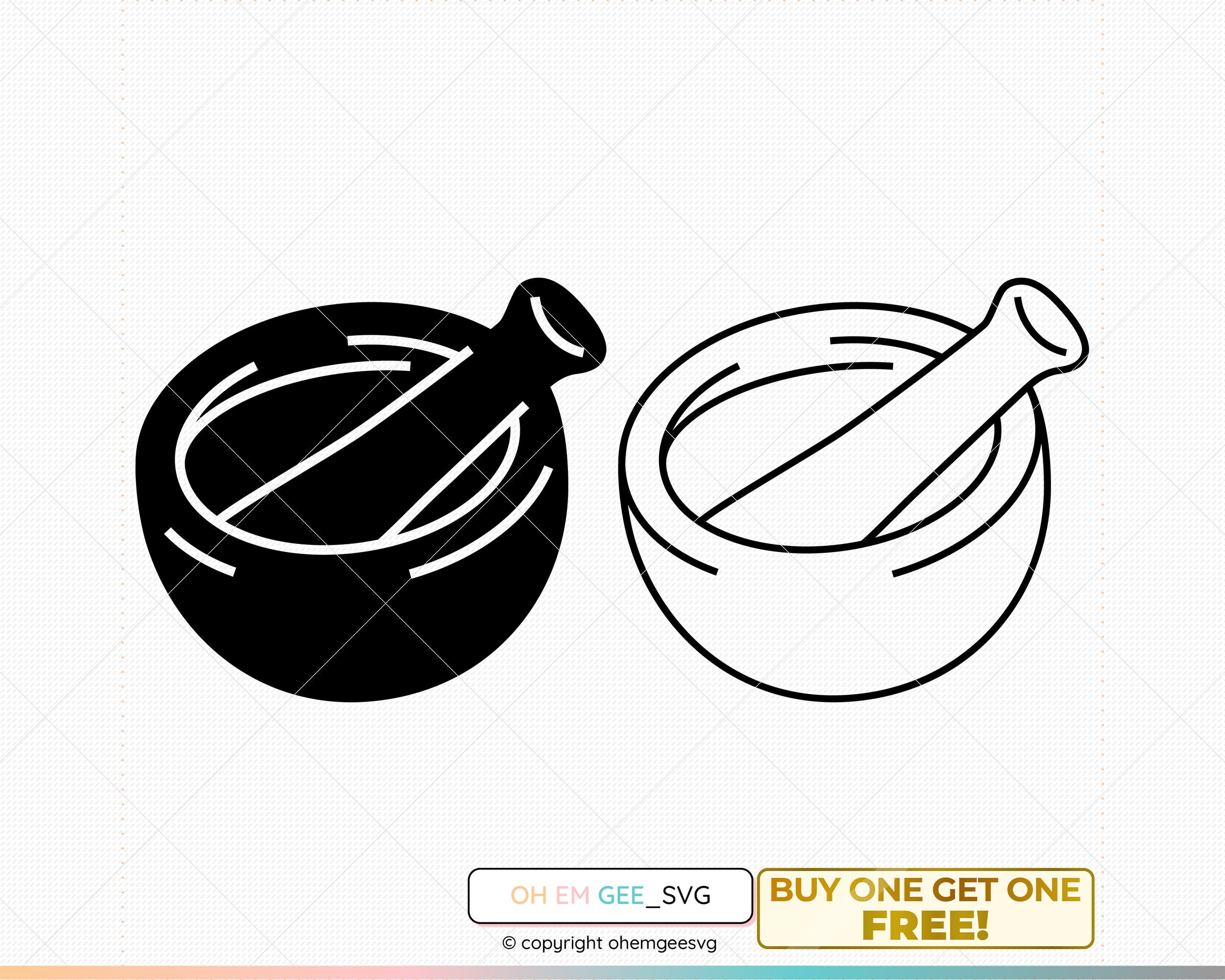 Mortaio e pestello Svg, Mortaio e pestello Clipart, Mortaio e pestello Png, Mortaio e pestello Dxf, Mortaio e pestello Eps, Mortaio e pestello Cricut