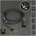 Cavo per Arya/Sundara/Ananda/Susvara - Doppio TRS da 3,5 mm - Lunghezza personalizzata - Jack personalizzato da 2,5 mm/3,5 mm/4,4 mm/6,3 mm e XLR bila