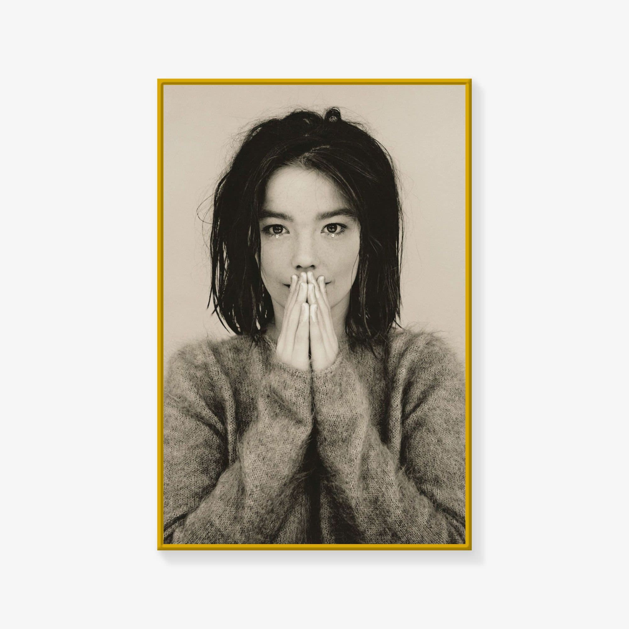 Poster di Bjork, stampa di poster musicali, poster del cantante, poster su tela, stampa artistica da parete, poster moderni per la decorazione della c