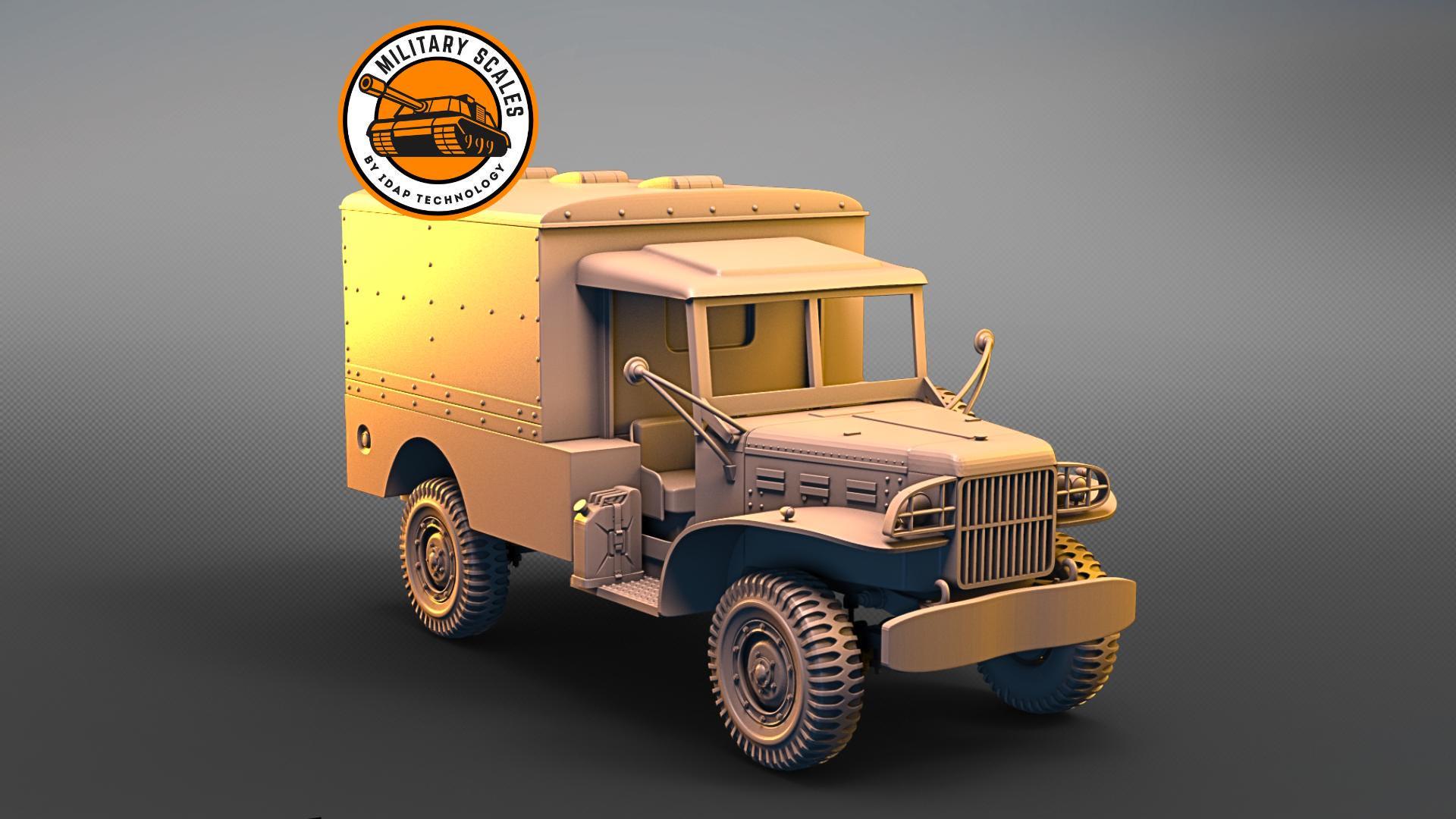 Dodge WC-64 - modellismo militare americano in scala WW2, veicoli, auto, ambulanze, camion, hobby, 1/30, 1/35, 1/48, 1/56, 1/72, 1/76, 1/87