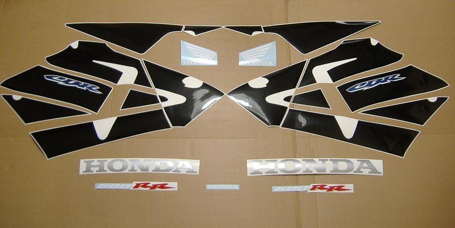 cbr 600rr 2003-2004 set completo di decalcomanie replica aftermarket kit adesivi completo grafica di ricambio riproduzione modello restauro 600 rr