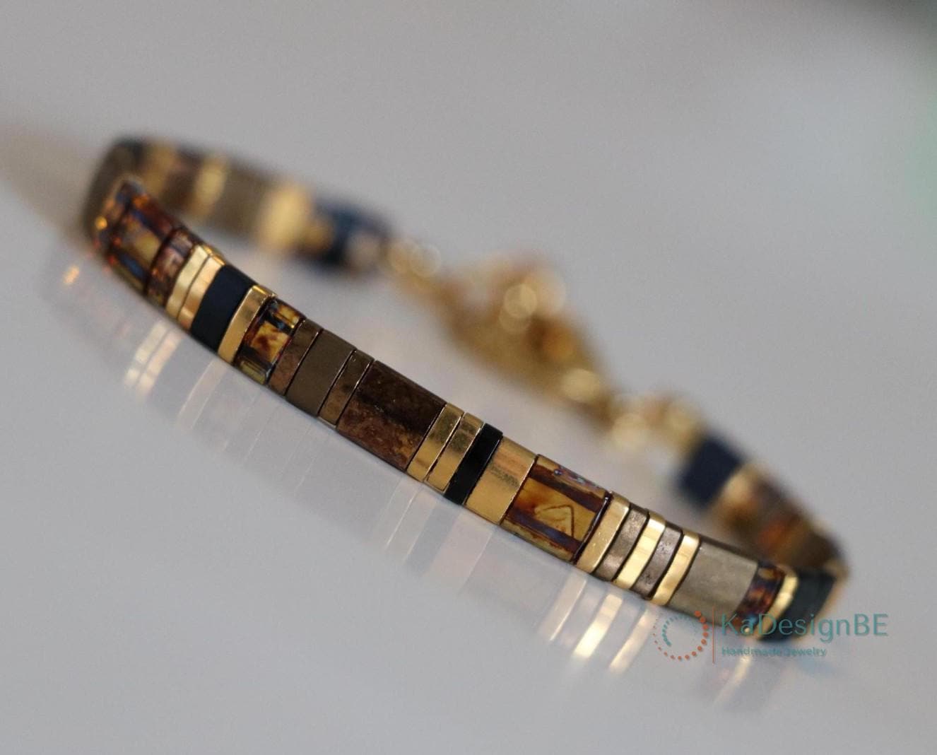 braccialetti tila per donna, braccialetti con perline, bracciale miyuki, bracciale delicato, perline tila, gioielli fatti a mano, bracciale boho, giap