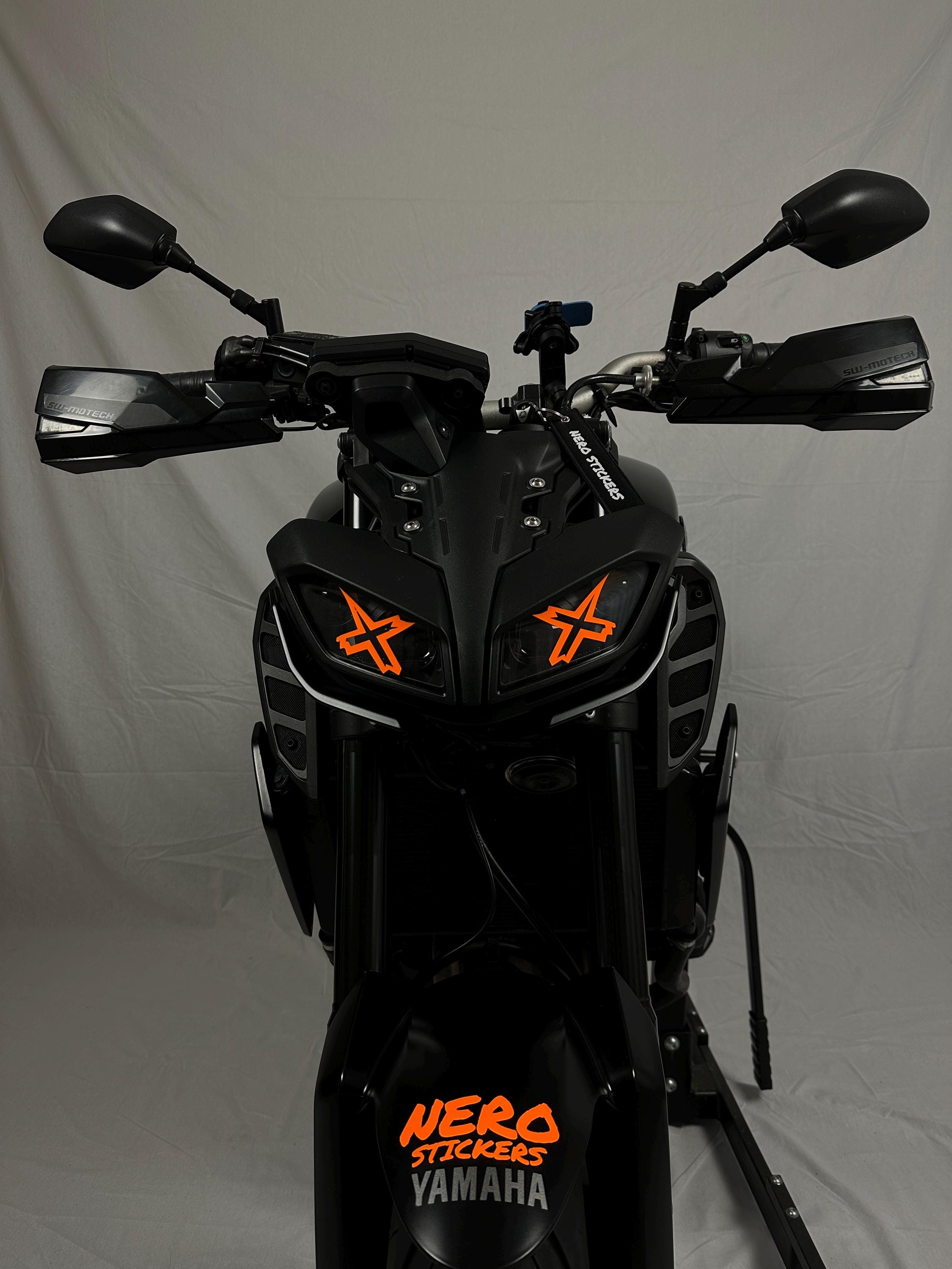 Adesivo faro anteriore Yamaha MT09 X 2.0 Adesivo faro anteriore MT09 'X'