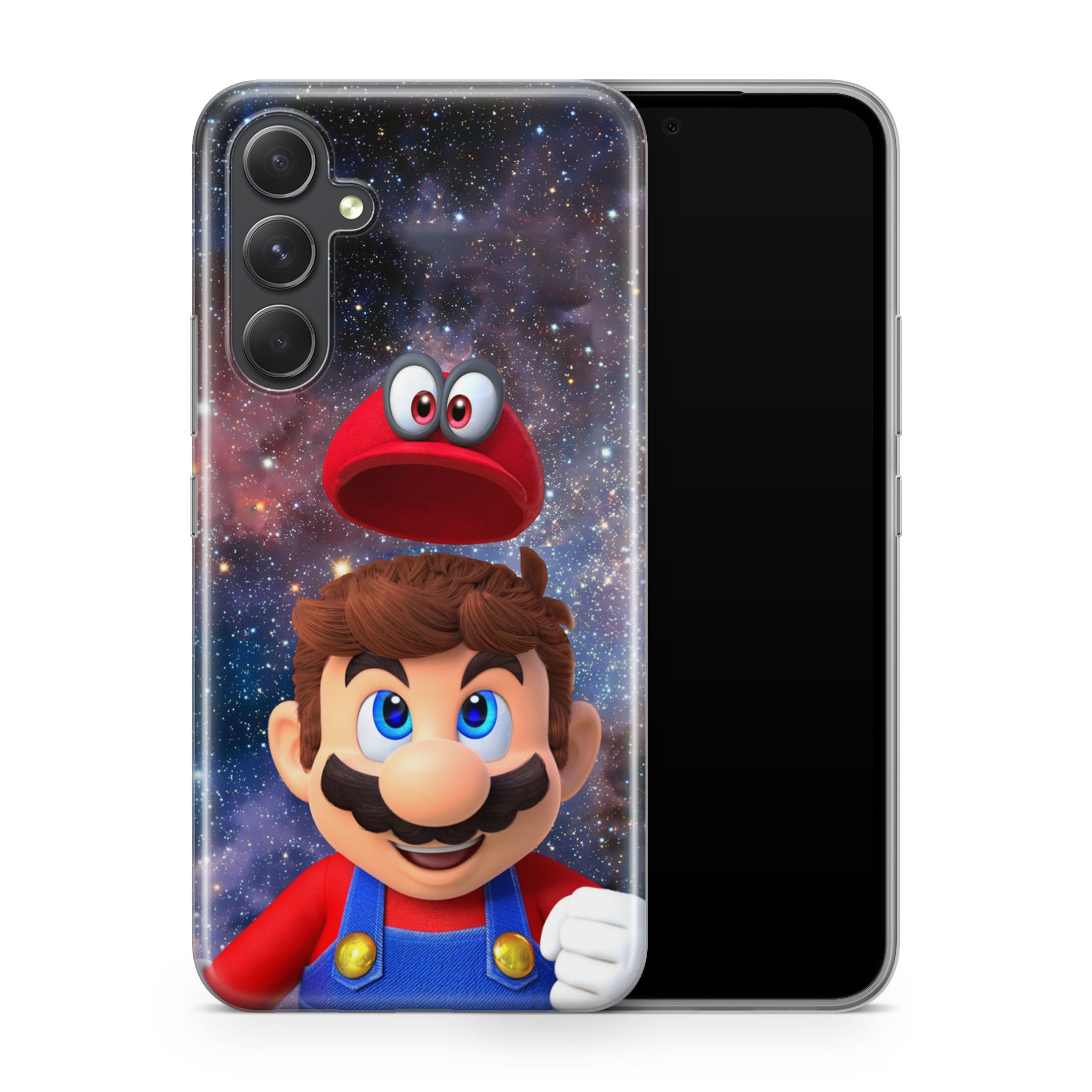 Custodia per telefono Super Mario 8 per Samsung A14 A15 A16 A17 A25 A26 A33 A34 A35 A36 A53 A54 A55 A56 A72 A73 + altri modelli di videogiochi vintage