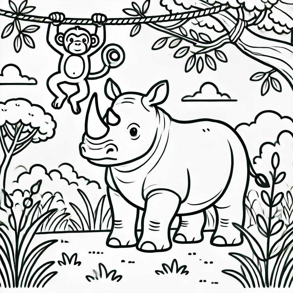 Libro da colorare sugli animali per bambini piccoli / Libro da colorare sugli animali / Libro da colorare per bambini / Libro da colorare / Libro da c