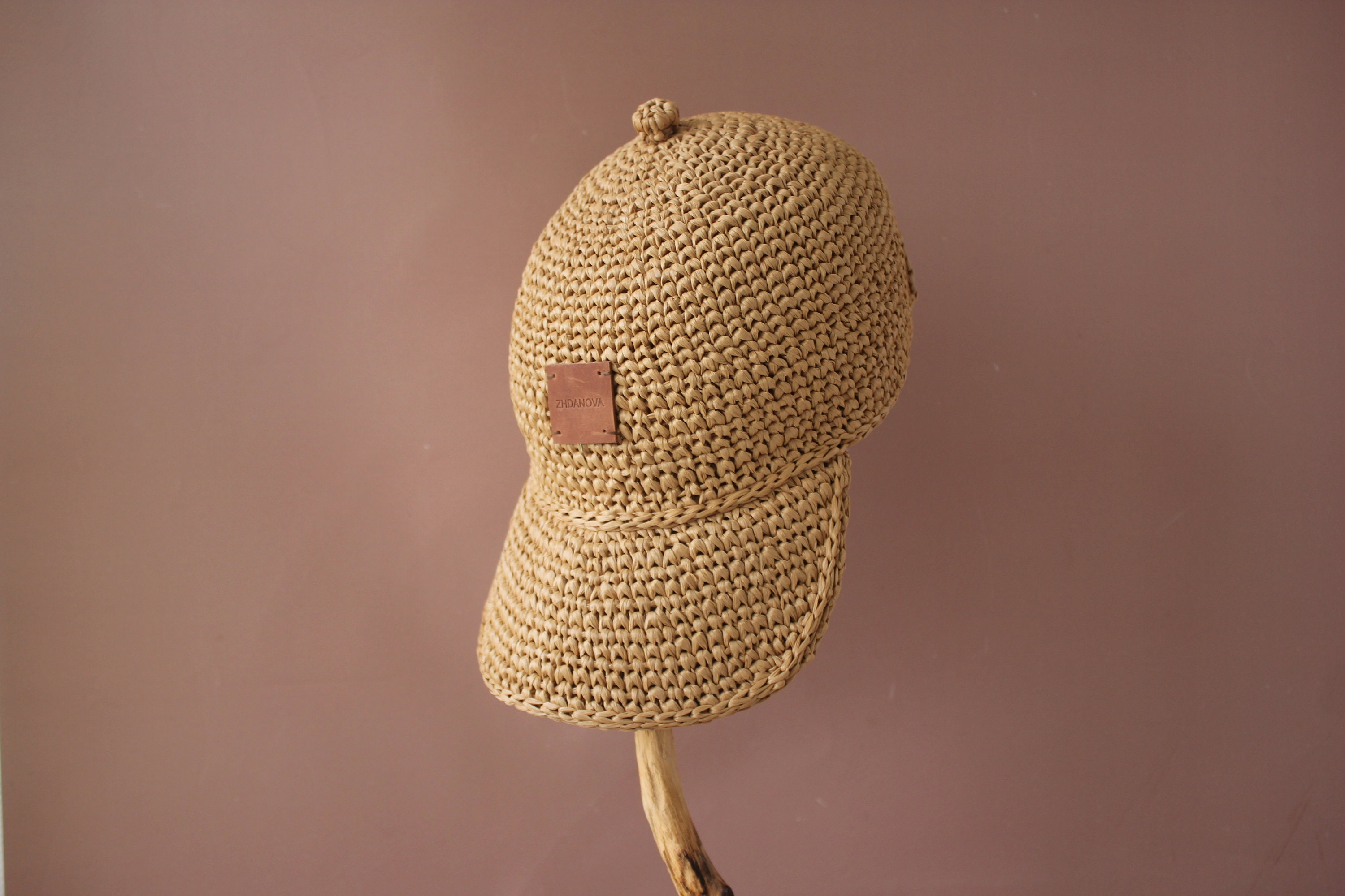 Cappello di paglia estivo da donna * berretto da baseball estivo in rafia * berretto da baseball da donna * berretto da baseball in paglia * berretto