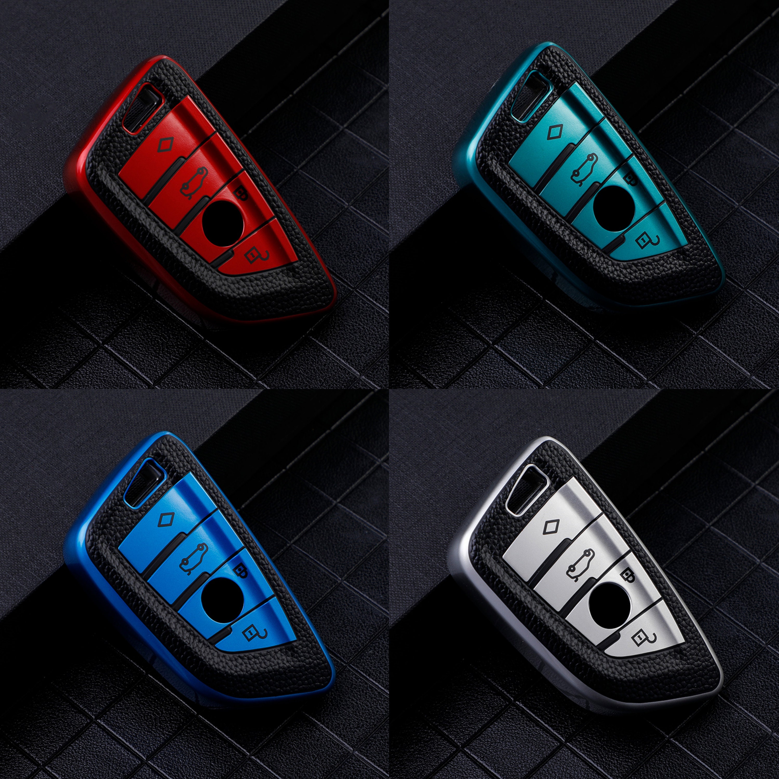 Custodia protettiva per chiave auto in pelle, design BMW 1 2 3 4 5 6 7 x3 x4 x5 x6 serie M3 M4