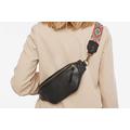 Marsupio personalizzato Marsupio da donna con tracolla per chitarra Marsupio convertibile Marsupio in morbida pelle Marsupio nero Borsa a banana