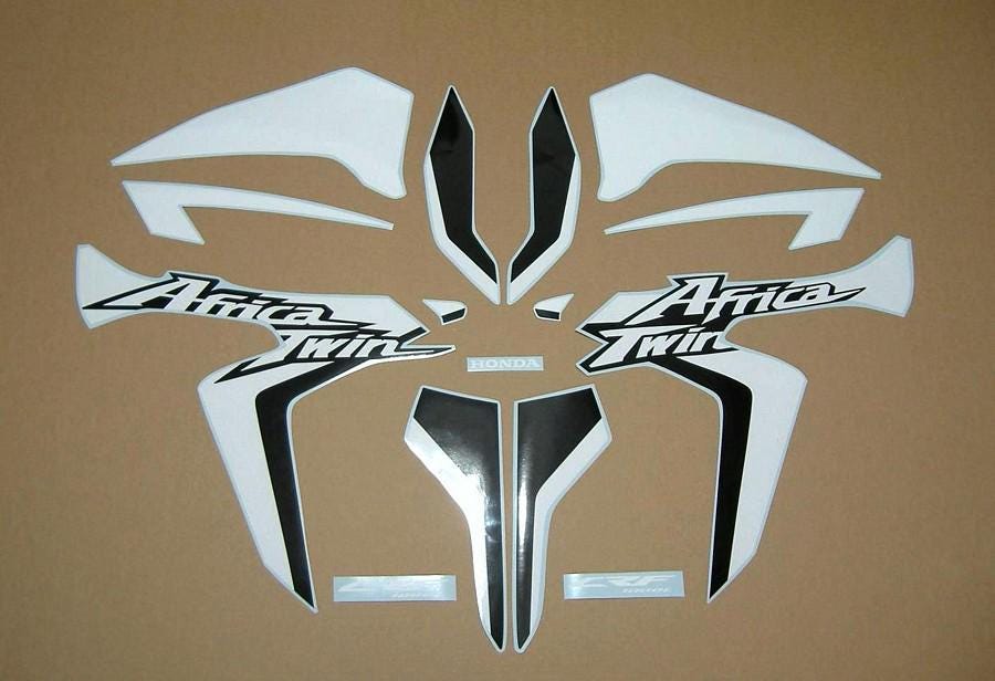 CRF 1000L 2016 Africa Twin set completo di decalcomanie replica aftermarket kit completo di adesivi di ricambio grafica riproduzione restauro logo mar