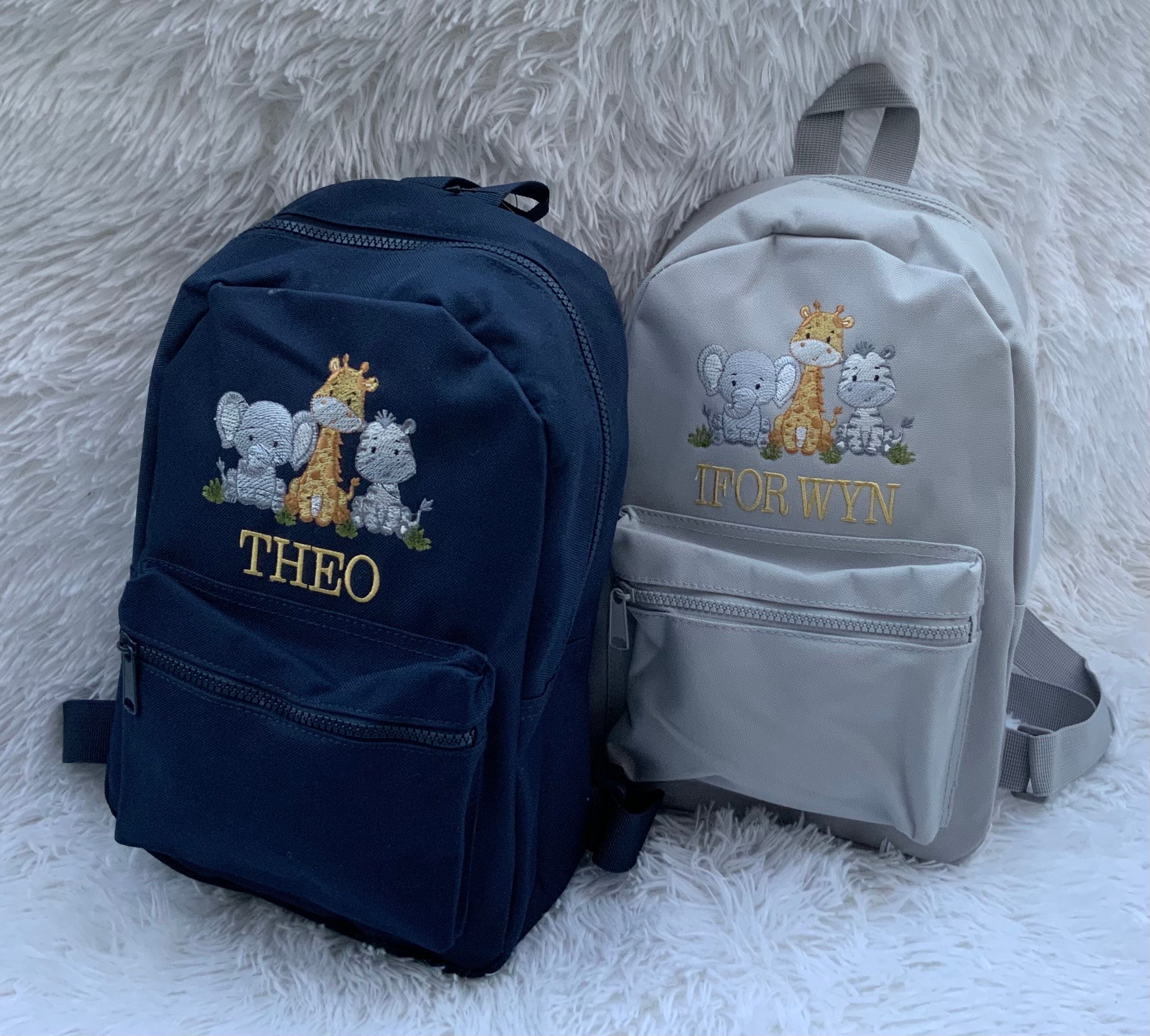 Zaino personalizzato ricamato * mini regalo per bambini. Ritorno a scuola. Zaino per l'asilo * zaino per bambini. Regalo per bambini. Consegna veloce.