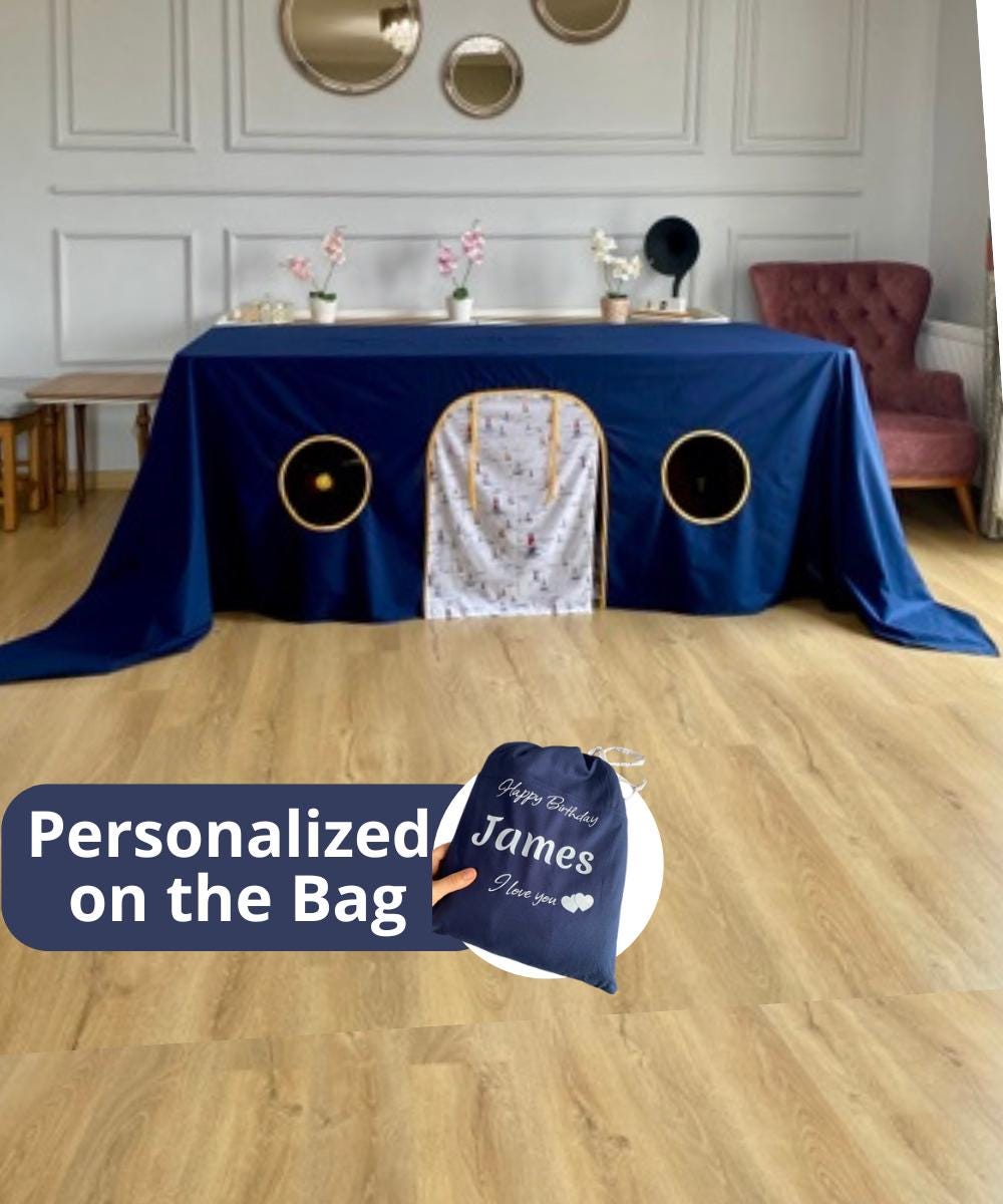 Casetta da gioco con tovaglia, tavolo da tenda, tenda da gioco, casetta da gioco per bambini, parco giochi da tavolo, teatro al coperto, accessorio pe