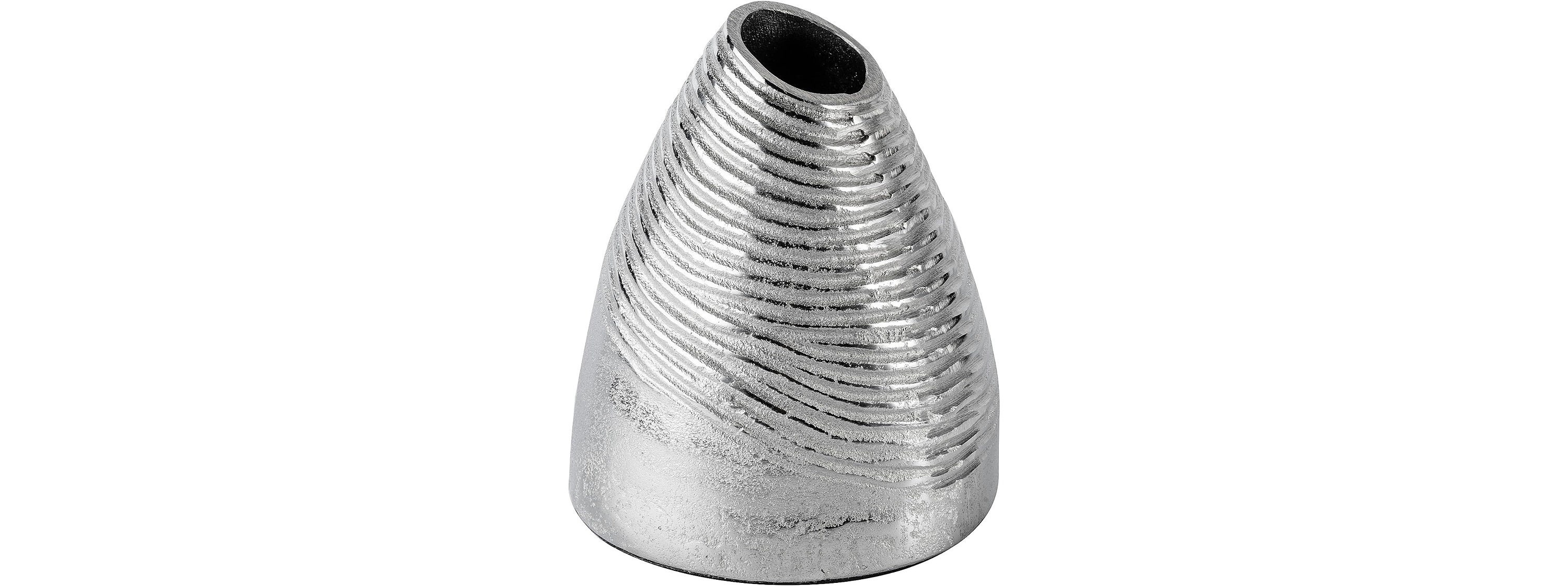 Vaso vaso per fiori artificiali, vaso vaso vaso vaso decorativo vaso per piante in alluminio argento, decorazione moderna in metallo, soggiorno e cuci