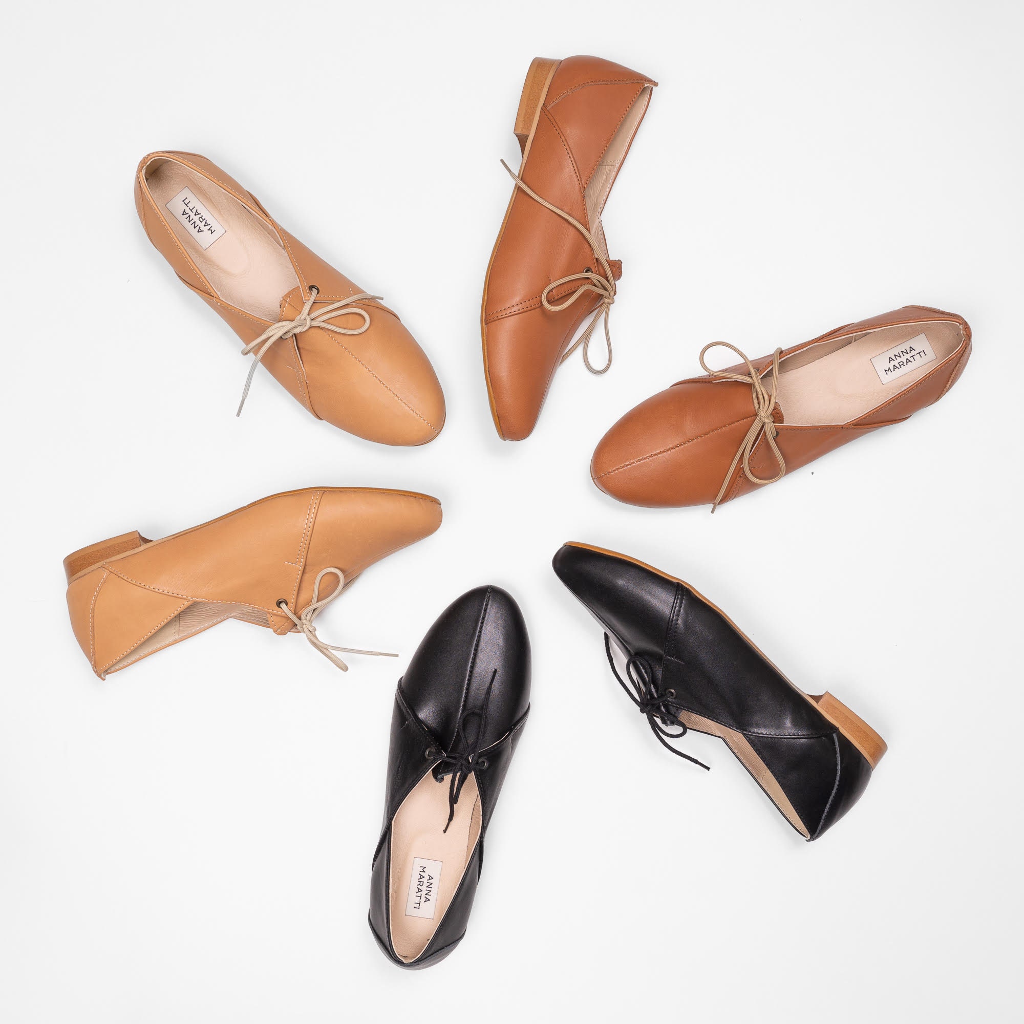 Tokyo - Saldi 8 scarpe basse da donna USA, scarpe stringate nere, scarpe stringate da donna, scarpe basse nere, scarpe basse marroni da donna, scarpe