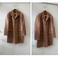 Cappotto in lana marrone vintage anni '80 Cappotto in lana marrone mohair Cappotto in lana da uomo M L Cappotto marrone da uomo Cappotto midi da uomo