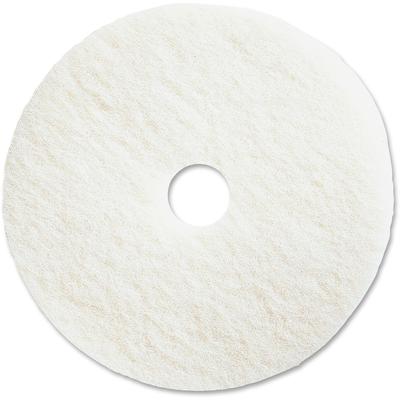 Genuine Joe 90513 Polishing Floor Pads, 13", 5/CT, White - Case of 5 GJO90513