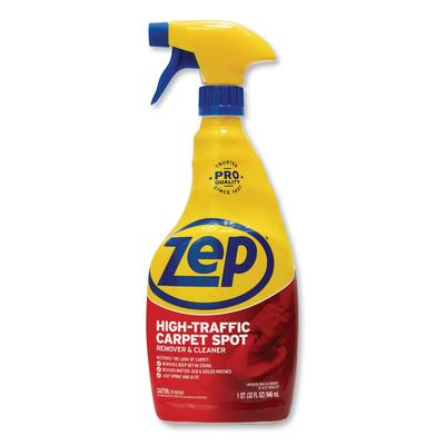 Zep Inc. ZUHTC32CT High Traffic Carpet Cleaner, Fresh Scent, 32 oz Spray Bottle, 12/Carton - Case of 12 ZPEZUHTC32CT