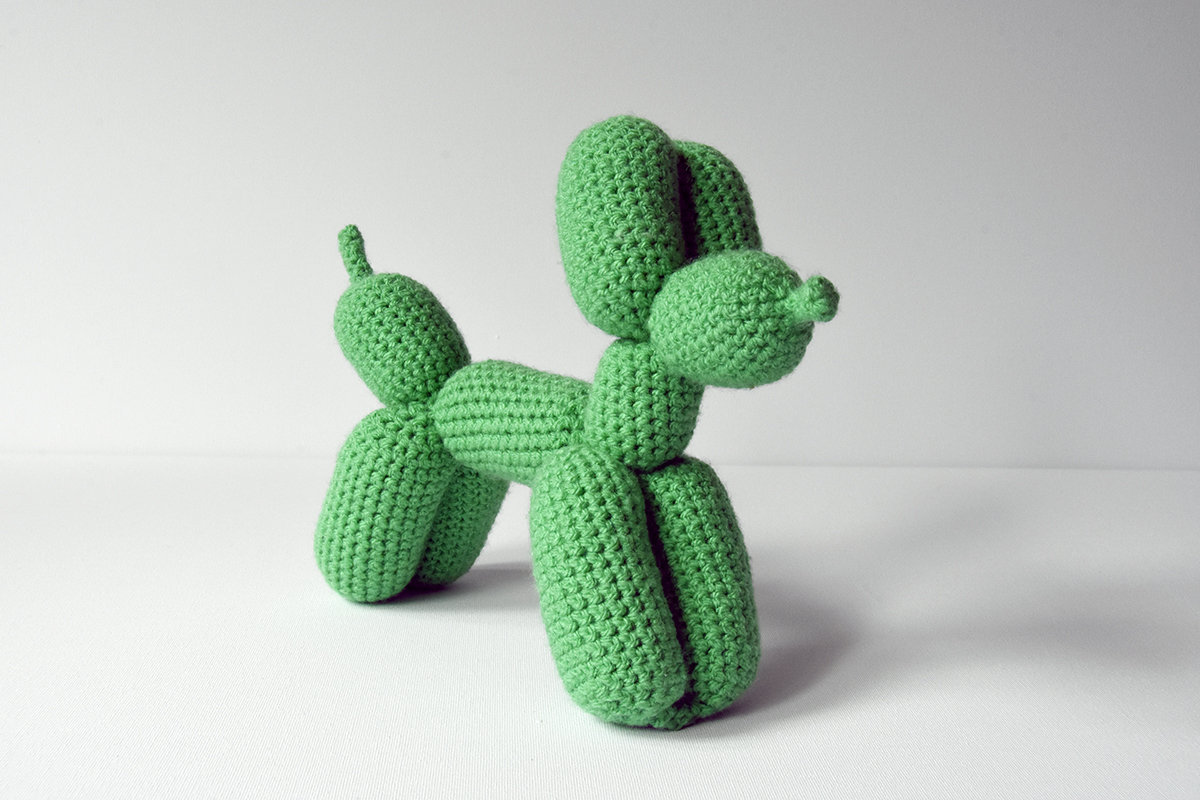 Modello uncinetto cane palloncino, Amigurumi cane palloncino, Modello uncinetto cane palloncino, Modello uncinetto animale palloncino, Amigurumi anima