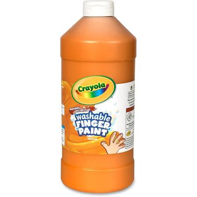 Crayola 551332036 Washable Finger Paint, 32oz., Orange