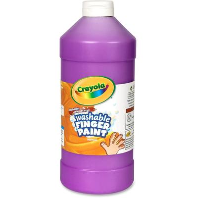 Crayola 551332040 Washable Finger Paint, 32oz., Violet