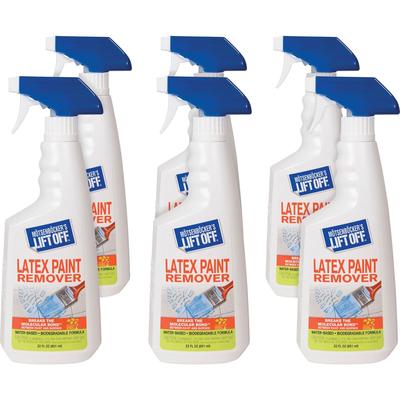 Motsenbocker's Lift-Off® 41301CT Latex Paint Remover, Spray, 22 fl oz (0.7 quart), 6/Carton, White - Case of 6 MOT41301CT