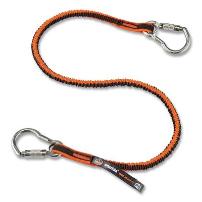 Ergodyne 19823 Squids 3111F(x) Tool Lanyard w/StainlessSteel Carabiners,15lb Max Work Cap, 38