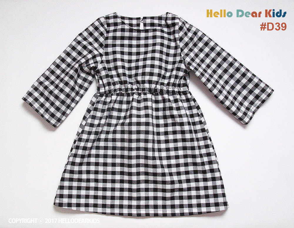 4 Abito base - Modelli in bundle / D39 / Modello di cucito per bambini / Modello di cucito PDF / Modelli di cucito per neonati / Modello di cucito per